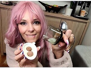 Fuck In Fur! Then Eat Cum In Chockolate Egg Surprise! - For Gourmets Only!