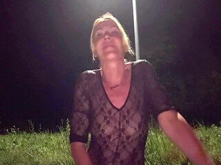 It Doesn't Get Any More Blatant Than That!! Strange Trucker Fucks Me in the Middle of the Street