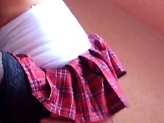 Bareback Amateur Crossdresser Rides Bare