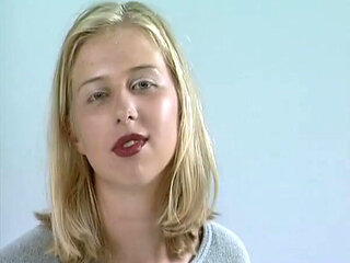 This German Blondie Likes to Show Her Perfect Tits on Casting