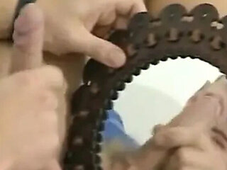 Blonde Granny Gives Blowjob and Gets Filled with Cum in Her Mouth