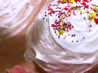 Big Tits German MILF's Easter Treat