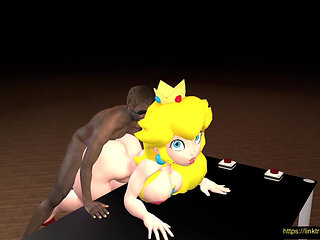 Princess Peach Cheating Mario Doggy Position