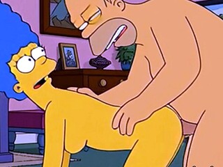 Marge Simpson cheating wife