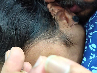 Nighty Hot Fuck by Husband and Wife in Bedroom Part - 3, Hot Indian Couple Romance in Bedroom