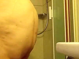 In the Shower - up Close with My Curvy Ass