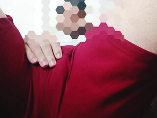 Femboy Scratching the Red Balls