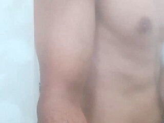 Shower Playing and Slow Motion Cum to Camera!