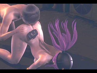 Lol Hentai - Akali Blowjob and Cunnilingus at Street - Japanese Asian Manga Anime Game Porn