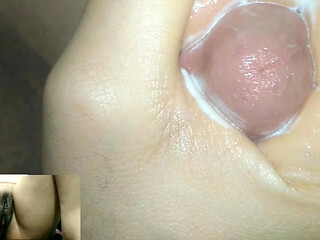 Wife Masturbates for Husband.