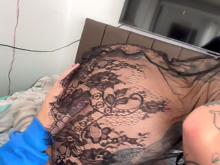 My naughty sister-in-law moaned a lot sucking my cock and let me cum inside her pussy