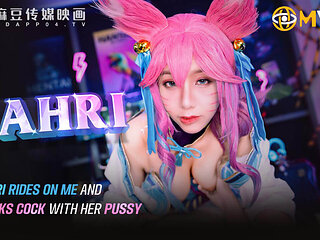 Ahri Rides On Me And Milks Cock With Her Pussy - ModelMediaVR