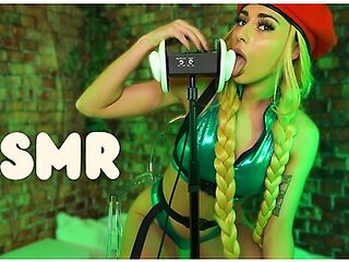 Cammy White Hot Cosplay Earlicking (lunarexx Asmr) [eargasm Warning]