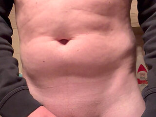 Handjob at my big cock