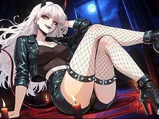 Busty hentai girl Fira meets the curious Daniel in mysterious house