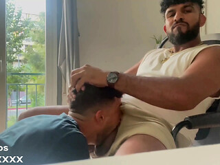 Greek Sub Being Owned by Hairy Dom