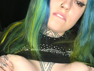 Big Titty Ahegao Goth Princess