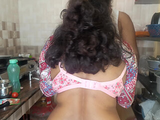 Housewife Fucking in Kitchen