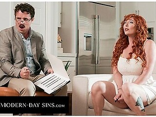 Pervert Therapist Is Obsessed With Redhead Milf Lauren Phillipss Stunning Body