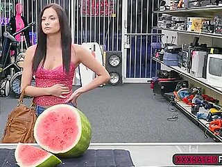 Slutty Takes A Pawndudes Cock In Her Mouth - Alexis Deen