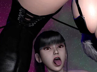 POV - Stellar Blade's Eve & Nier Automata's 2b - JAV Mocapped Sex Scene - Experimental Scene V3