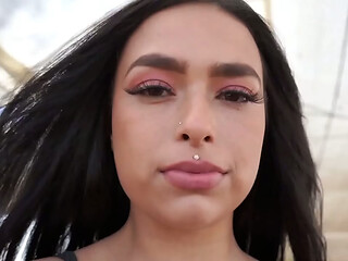 Sexy Colombiana baila un vals de sexo duro