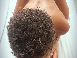 Tiny Ebony Petite Girl Loves to Hangout with Big Dick Boys