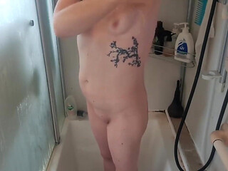 The Power of a Hot Shower. Just Love Feeling the Warm Water on My Clit, Spreading My Pussy Lips