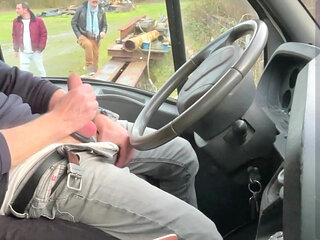 Unexpected truck stop encounter with more than one visitor