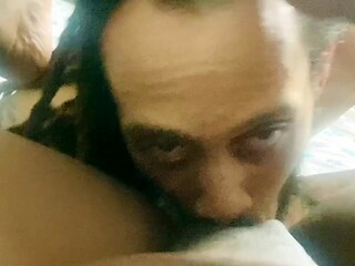 Interracial amateur becomes stress relief for best friend