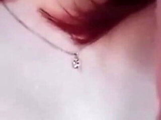 Homemade Striptease with Undressing and Masturbation of a Tight Pink Pussy