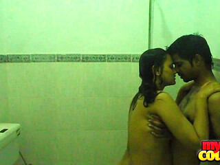 Desi Couple Making Love While Taking Early Morning Shower