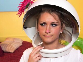 Parody with kinky blonde model Chloe Addison and two guys. HD