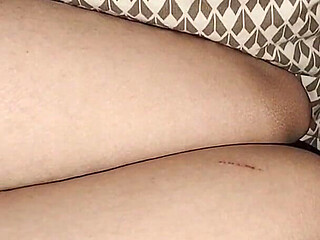 Im Lying Next to My Stepsister and Touching My Dick.