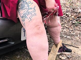 Ooh There's the Dirt Road Wonder Whose Watching as She Blows Her Fucking Naughty Nasty Losd