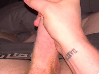 I edged myself so much I couldn't hold it in! Had to be very quiet 