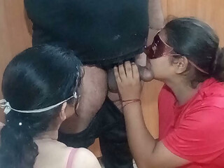 Anjali   Kajal &ndash_ Extremely Wet Deepthroat Threesome
