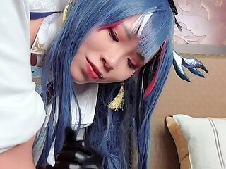 Japanese teen hardcore masturbating at Asian chatroom