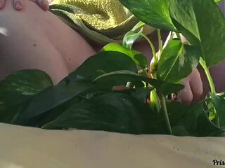 Stepmom Records Video For Stepson's Friend Teaching Gardening - Part 02