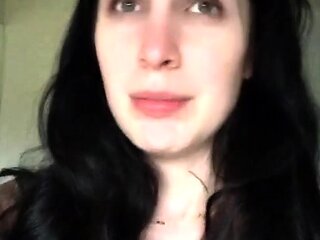 Hottest brunette solo webcam masturbation 2