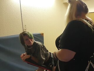 Emily Ist Introduced To Her Dominant Playpartner Sue For Tonight