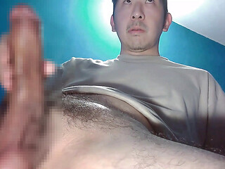 Japanese dude cum