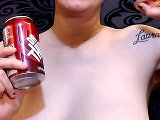 Topless Burping Lesbian