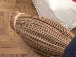 Skinny Brunette Stretched Wide Dripping in Intense Hardcore Pound