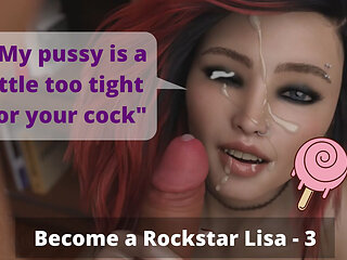 He pulled a massive cock right in front of my eyes!! Become a Rockstar Lisa- Part 3