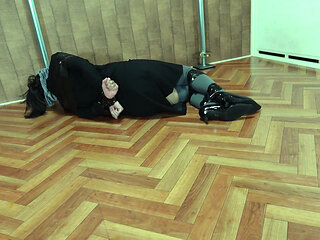 The Targeted Office Lady Was Tied up with Tape