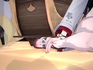 Wuthering Waves - Lucilla X Hiyuki FFM Sex -3d Hentai Animations