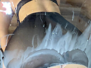 Omfg!!!!! Amazing Super Hard Milky Wet Farting