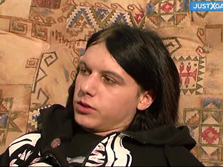 Horny Gay plays billard