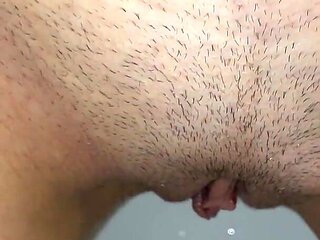 Compilation of Pissing Pussy with Stubble Close-up! Different Panties! POV!